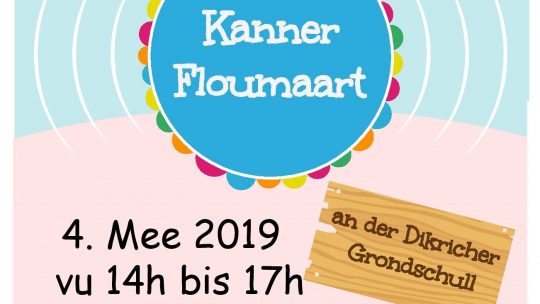 Kanner Floumaart / marché aux puces pour enfants